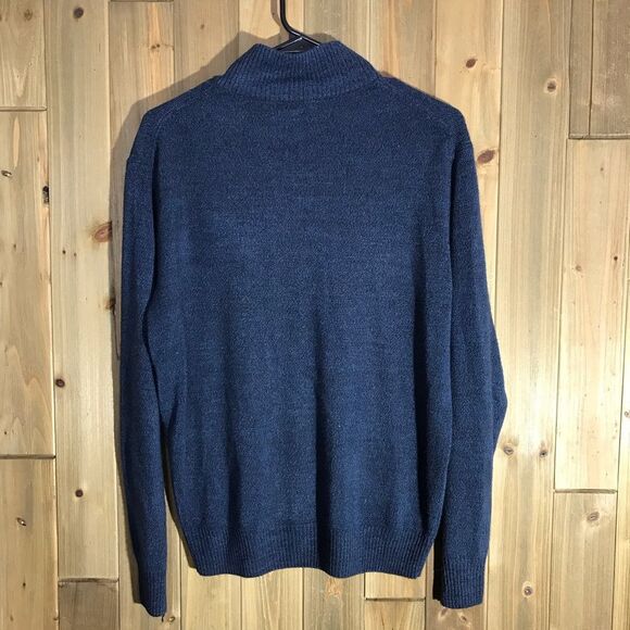 Geoffrey Beene Mens Front Zip Pullover Lightweight Collared Sweater Size S/P - Picture 6 of 10